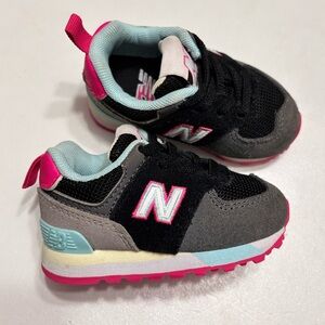 New Balance 574 Toddler Shoes, Size 3